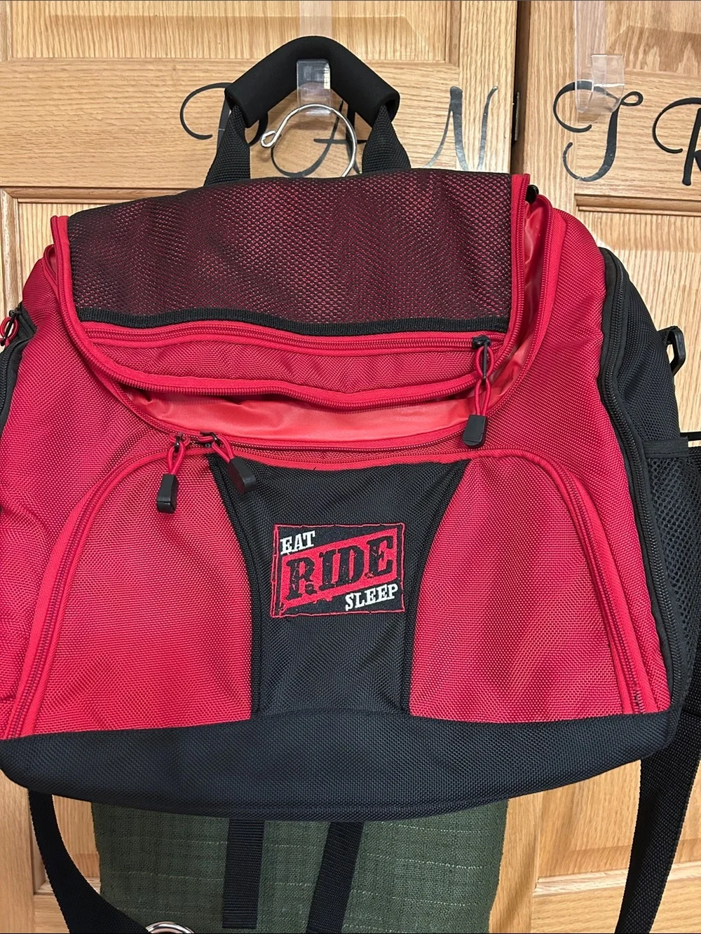 Red & Black Rider Messenger Bag for Men